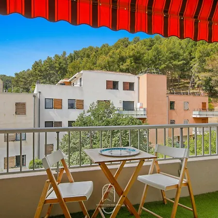 Apartment T2 Coconing- Clim Pk Wifi- Costebelle-5min By Hc