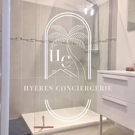 Apartment T2 Cocconing- Clim Pk Wifi- Costebelle-5min By Hc Hyeres